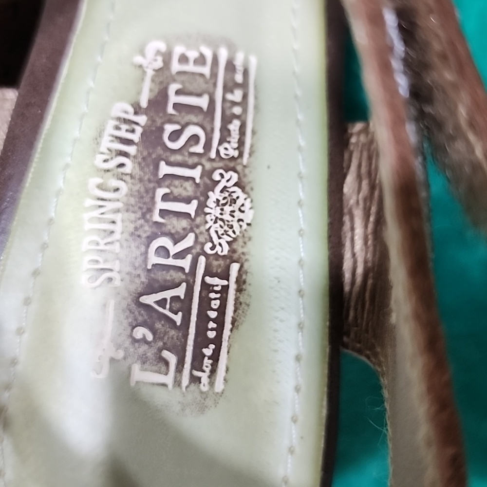 Women's L'Artiste Spring Step wedges size 37 6.5 to 7 - Picture 4 of 5